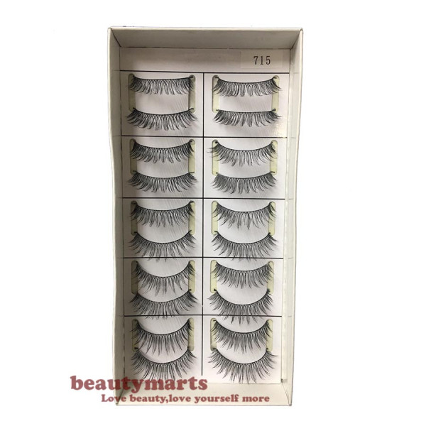 Handmade Taiwan False Eyelash #715 (10 Pairs)